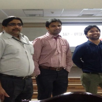 BCA Alumni Vishal & Siddarth Chordia giving Guest Lecture on SAP applications to BCA students